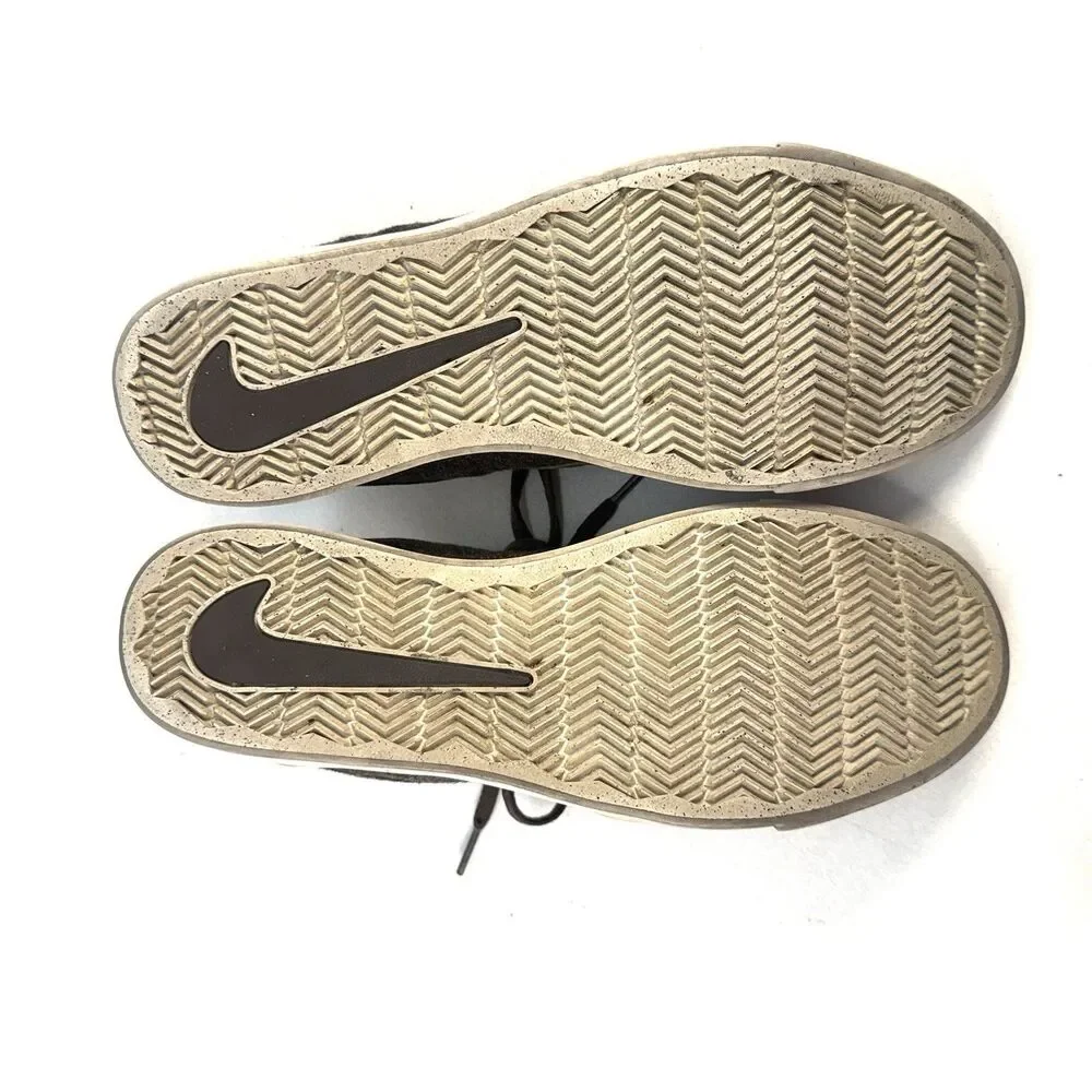 Nike SB Canvas Sneakers Lace Up807399-221 Brown Mens Size 9